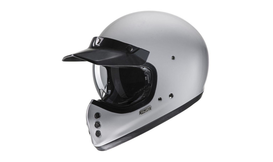 HJC V60 ΚΡΑΝΟΣ ΜΗΧΑΝΗΣ KEVLAR OFF ROAD VINTAGE N.GREY