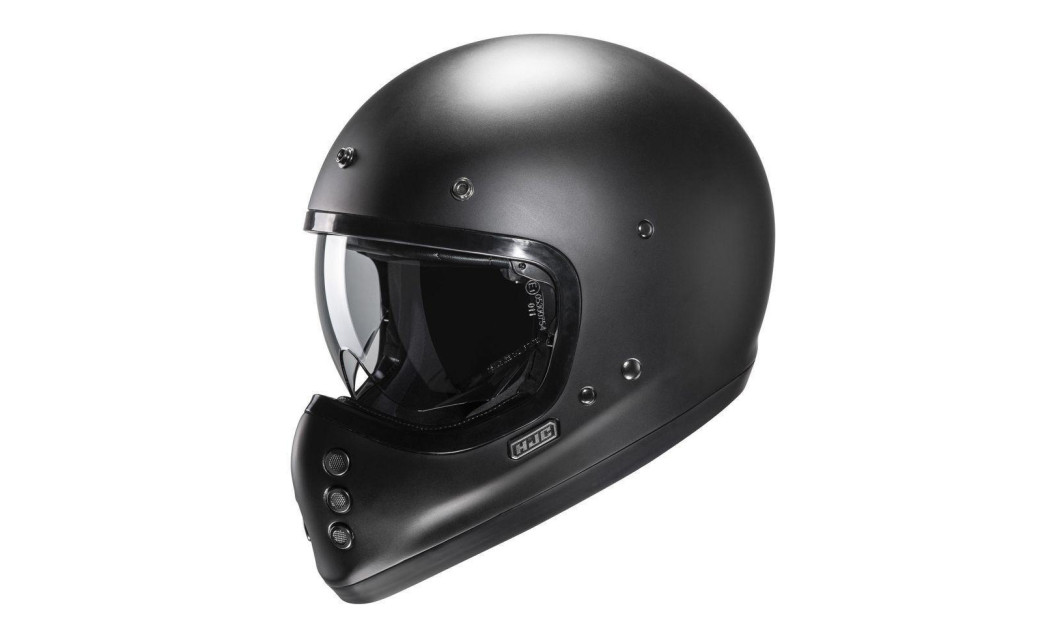 HJC V60 ΚΡΑΝΟΣ ΜΗΧΑΝΗΣ KEVLAR OFF ROAD VINTAGE SEMI FLAT BLACK