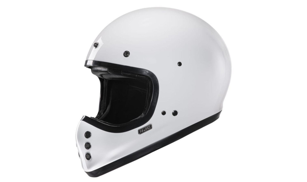 HJC V60 ΚΡΑΝΟΣ ΜΗΧΑΝΗΣ KEVLAR OFF ROAD VINTAGE WHITE