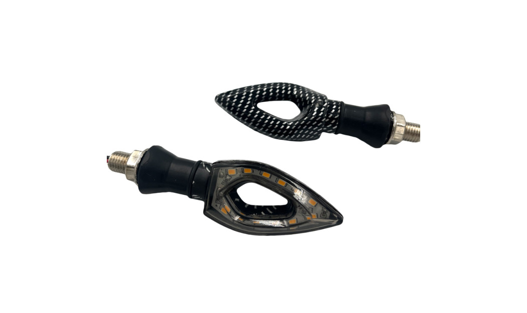 FALCON ΦΛΑΣ ΜΗΧΑΝΗΣ CARBON LED ΠΟΡΤΟΚΑΛΙ ΜΕ ΦΥΜΕ ΤΖΑΜΑΚΙ F75147C