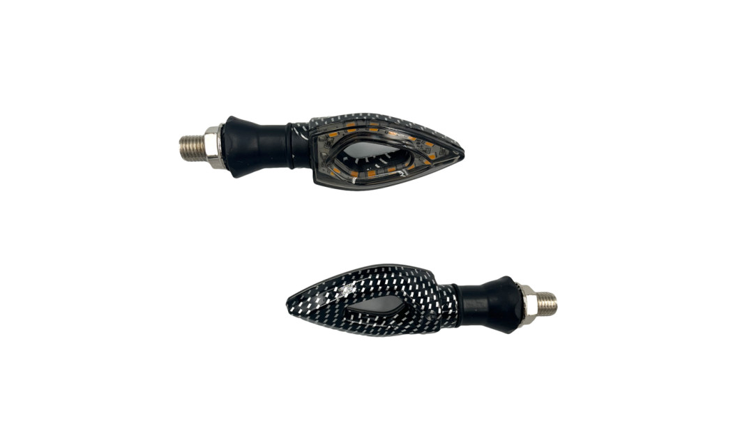 FALCON ΦΛΑΣ ΜΗΧΑΝΗΣ CARBON LED ΠΟΡΤΟΚΑΛΙ ΜΕ ΦΥΜΕ ΤΖΑΜΑΚΙ F75147C