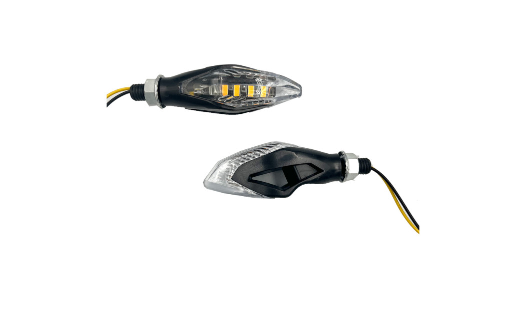 FALCON ΦΛΑΣ ΜΗΧΑΝΗΣ LED ΠΟΡΤΟΚΑΛΙ ΜΕ ΔΙΑΦΑΝΗ ΤΖΑΜΑΚΙ F75146