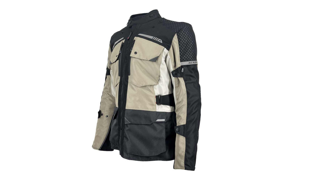 AGVPRO COMMANDER TOURING ΜΠΟΥΦΑΝ ΜΗΧΑΝΗΣ 4 ΕΠΟΧΩΝ BEIGE/BLACK 