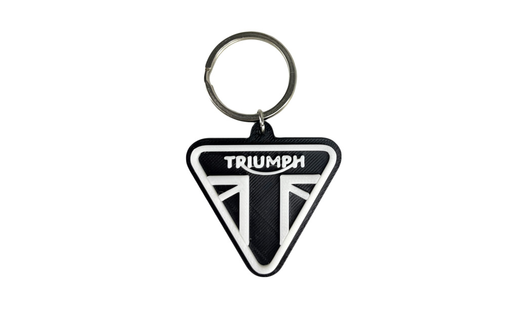 ΧΕΙΡΟΠΟΙΗΤΟ ΜΠΡΕΛΟΚ ΚΛΕΙΔΙΩΝ TRIUMPH 3D ΑΝΑΓΛΥΦΟ