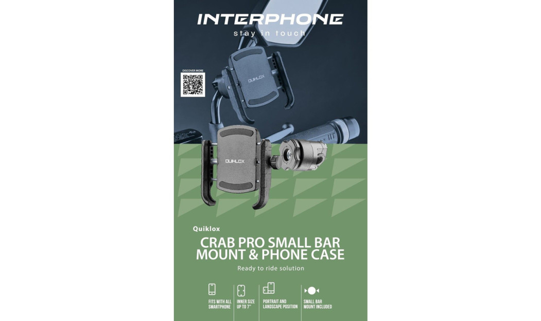 INTERPHONE QUIKLOX CRAB ΒΑΣΗ KINHTOY ΜΕ ΒΑΣΗ ΚΑΘΡΕΠΤΗ 