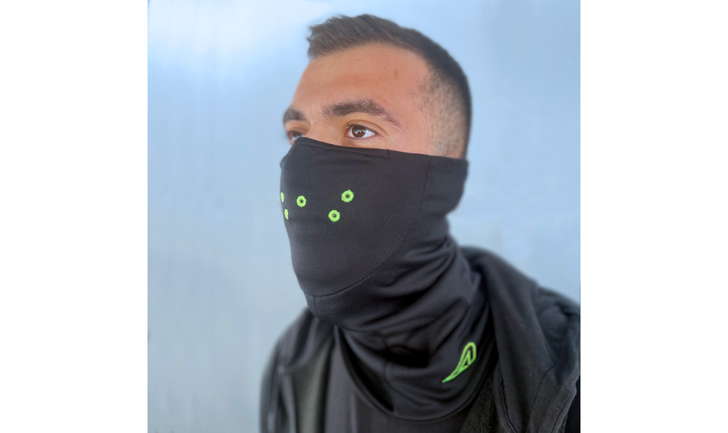 AGVPRO NECK-60 POLAR NECK WARMER ΙΣΟΘΕΡΜΙΚΟ ΛΑΙΜΟΥ GREEN BLACK