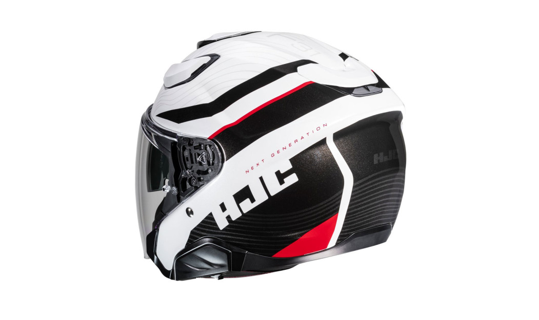 HJC F31 NABY MC1 ΚΡΑΝΟΣ JET WHITE BLACK