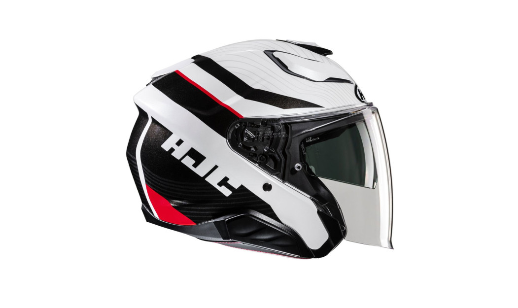 HJC F31 NABY MC1 ΚΡΑΝΟΣ JET WHITE BLACK