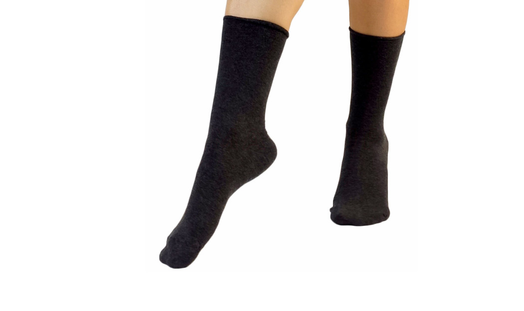 ΚΑΛΤΣΕΣ ΓΥΝΑΙΚΕΙΕΣ  ΧΩΡΙΣ ΛΑΣΤΙΧΟ THERAPY SOCKS 3 ΤΕΜ ΜΑΥΡΕΣ SIZE 36-40