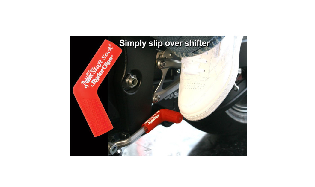 RYDERCLIPS RUBBER SHIFT SOCK ΠΡΟΣΤΑΤΕΥΤΙΚΟ ΛΕΒΙΕ ΤΑΧΥΤΗΤΩΝ ΚΟΚΚΙΝΟ