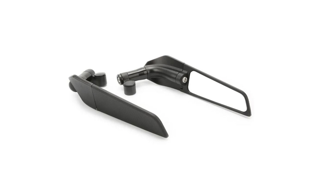 UNIVERSAL ΚΑΘΡΕΠΤΕΣ ΜΗΧΑΝΗΣ RACING CNC ΡΥΘΜΙΖΟΜΕΝΟΙ 8MM/ 10MM ΜΑΥΡΟΙ