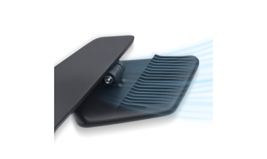 FOLDING BLADE ΚΑΘΡΕΠΤΕΣ ΜΗΧΑΝΗΣ ΑΝΑΔΙΠΛΟΥΜΕΝΟΙ ΑΕΡΟΔΥΝΑΜΙΚΟΙ 8mm/ 10mm BLACK