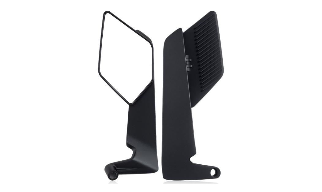 FOLDING BLADE ΚΑΘΡΕΠΤΕΣ ΜΗΧΑΝΗΣ ΑΝΑΔΙΠΛΟΥΜΕΝΟΙ ΑΕΡΟΔΥΝΑΜΙΚΟΙ 8mm/ 10mm BLACK