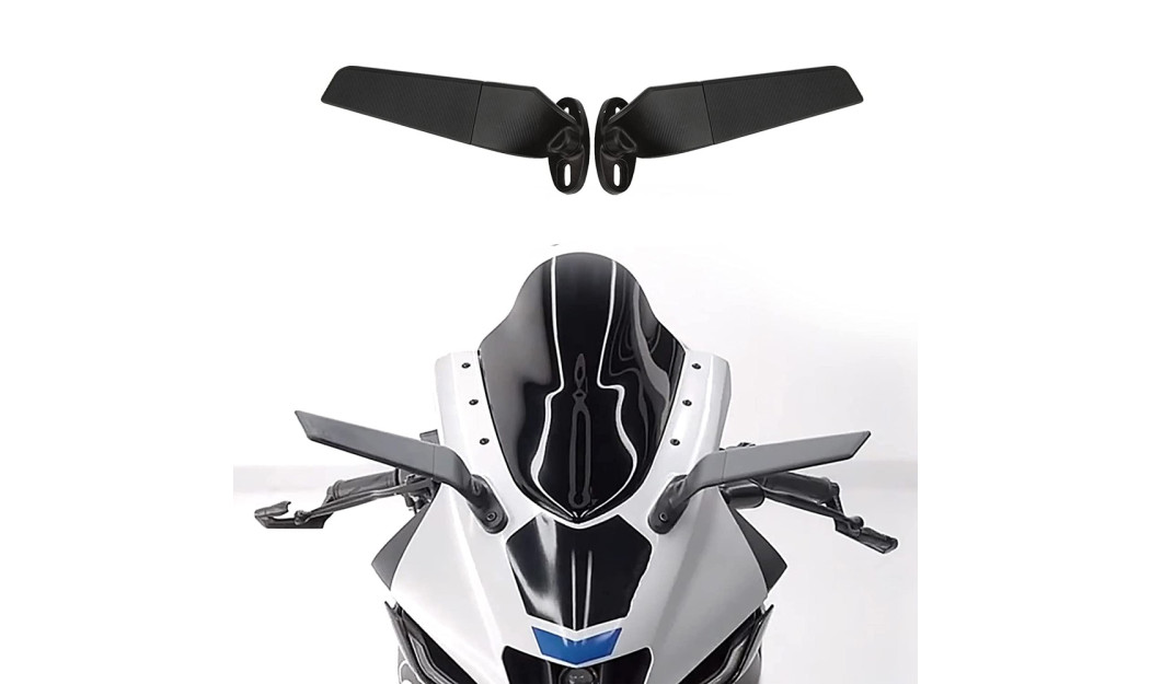 UNIVERSAL ΚΑΘΡΕΠΤΕΣ FAIRING ΟΠΙΣΘΟΠΟΡΕΙΑΣ ΑΛΟΥΜΙΝΙΟΥ ΣΕΤ 2 ΤΕΜ