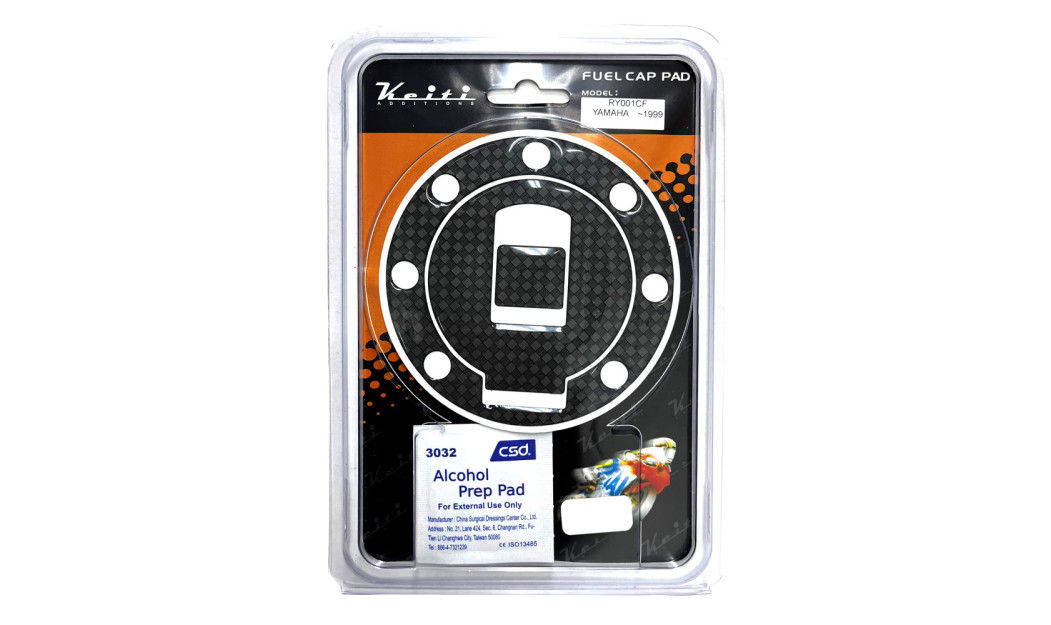 ΑΥΤΟΚΟΛΛΗΤΟ ΤΑΠΑΣ ΒΕΝΖΙΝΗΣ CARBON KEITI FUEL CAP PAD ΓΙΑ YAMAHA -1999