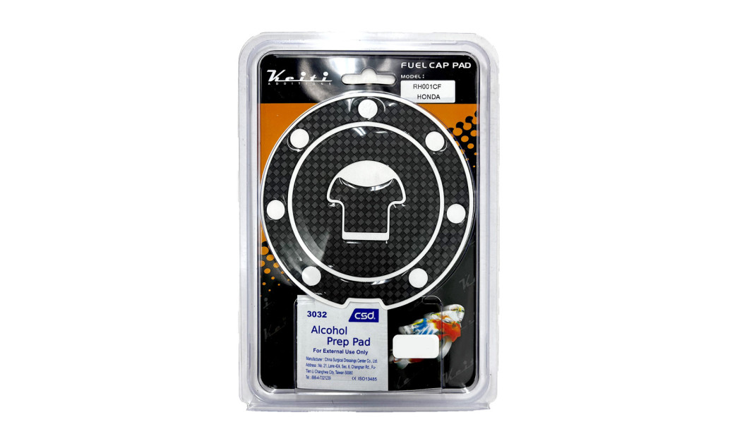 KEITI CARBON FUEL CAP PAD ΑΥΤΟΚΟΛΛΗΤΟ ΤΑΠΑΣ ΒΕΝΖΙΝΗΣ ΓΙΑ HONDA 