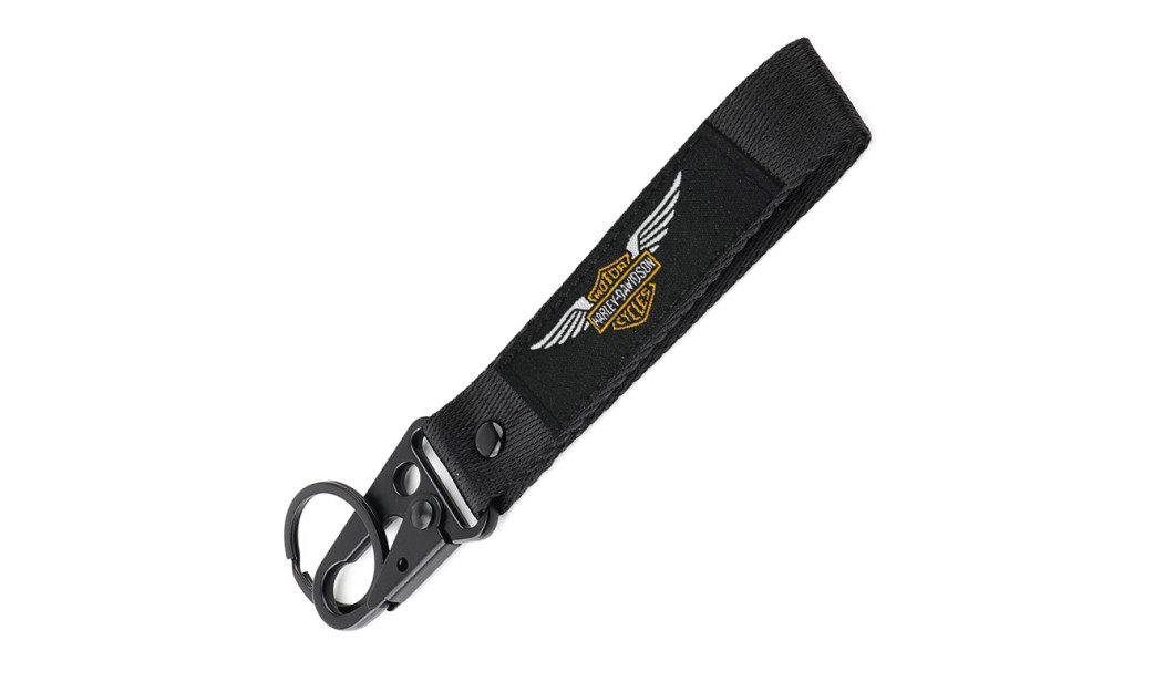 CARABINER HARLEY DAVIVDSON ΜΠΡΕΛΟΚ ΥΦΑΣΜΑΤΙΝΟ ΔΙΠΛΗΣ ΟΨΗΣ 