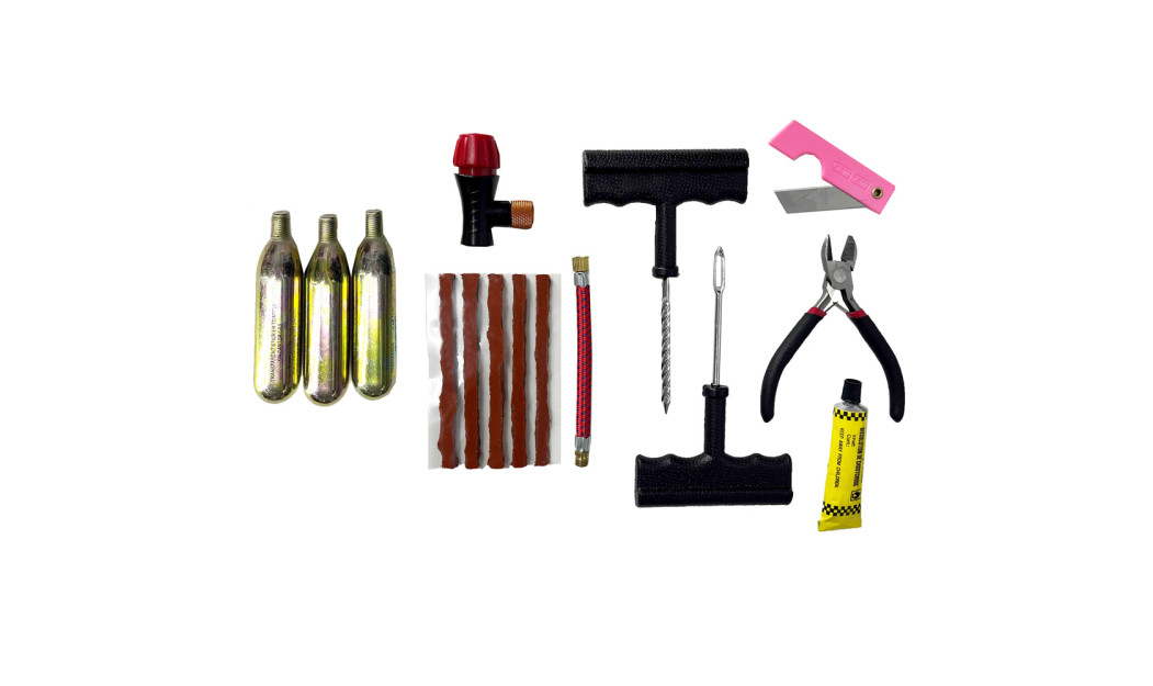 AGVPRO MECHANIC DUO PACK ΚΙΤ ΕΠΙΣΚΕΥΗΣ ΕΛΑΣΤΙΚΩΝ & ΚΙΤ ΜΟΤΟ ΕΡΓΑΛΕΙΩΝ 1+1 