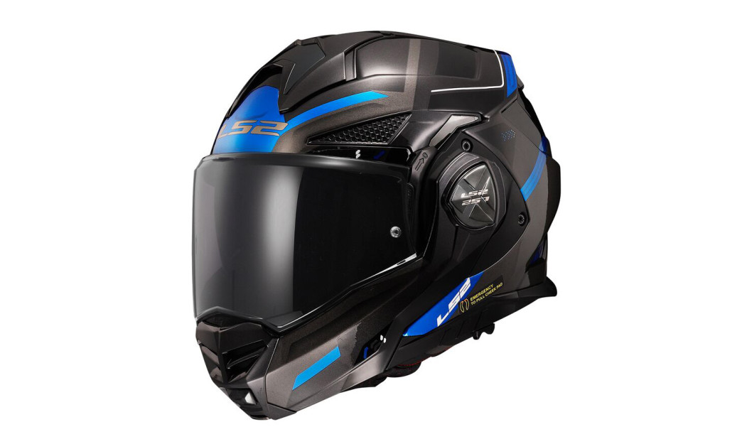 LS2 FF901 ADVANT X SPECTRUM ΚΡΑΝΟΣ FLIP UP BLACK BLUE