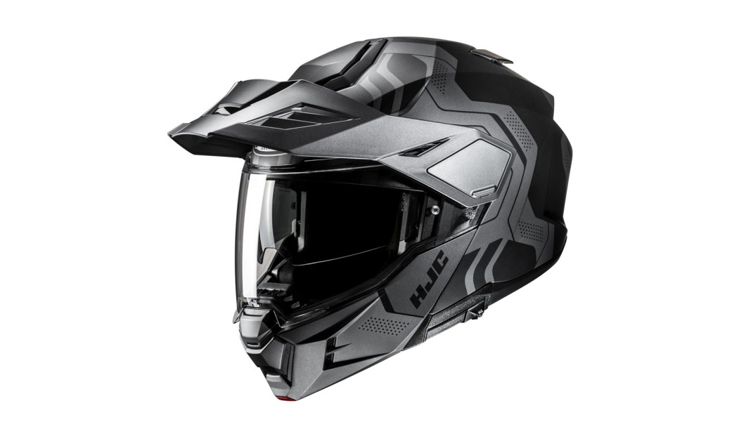 HJC i80 VELLY MC5SF ΚΡΑΝΟΣ FLIP UP ENDURO ΜΕ ΓΕΙΣΟ TITANIUM BLACK