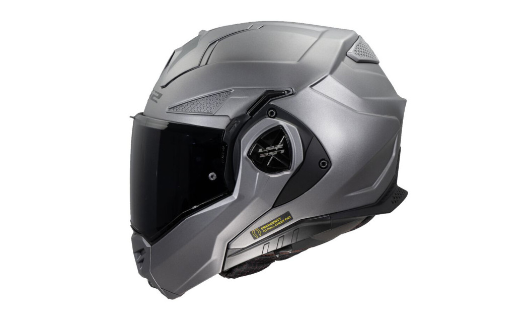 LS2 FF901 ADVANT X ΚΡΑΝΟΣ FLIP UP MATT TITANIUM