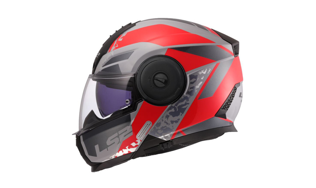 ΚΡΑΝΟΣ FLIP UP LS2 SCOPE II FF902 DURIA MATT GREY RED