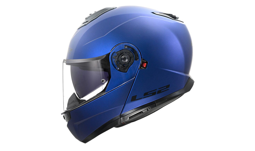 LS2 FF908 STROBE II ΚΡΑΝΟΣ ΜΗΧΑΝΗΣ FLIP UP MATT BLUE