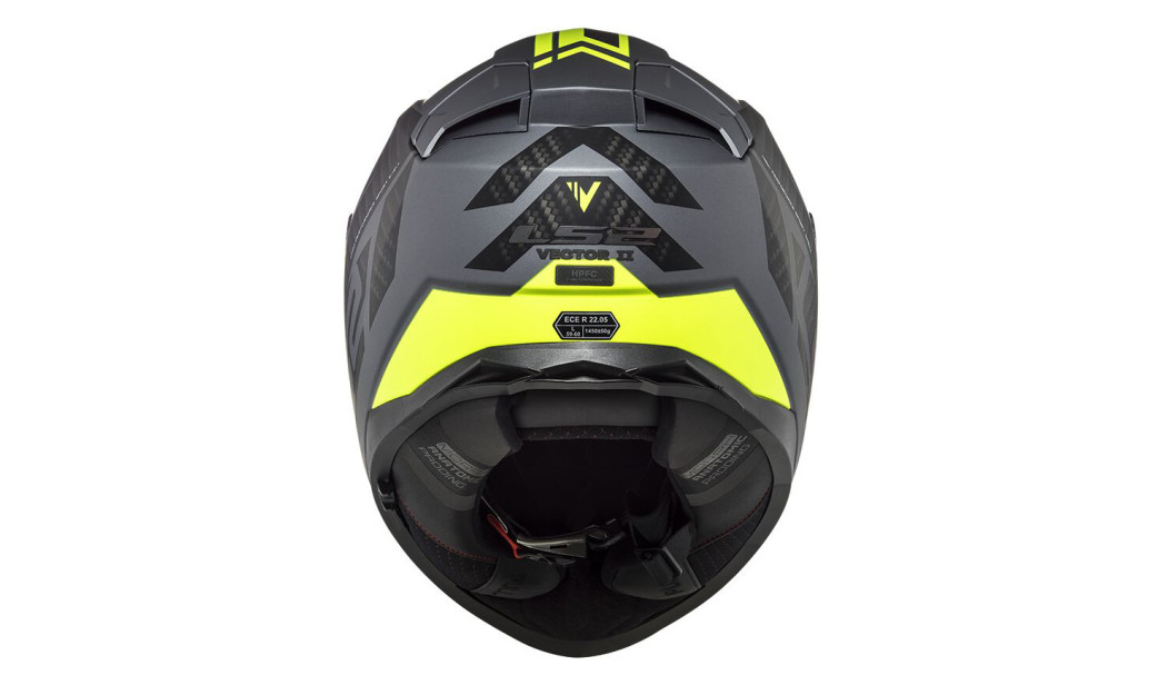 LS2 VECTOR II FF811 SPLITTER ΚΡΑΝΟΣ FULL FACE MATT BLACK FLUO 