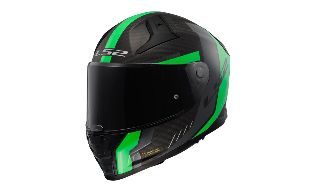 LS2 VECTOR II FF811 ΚΡΑΝΟΣ ΜΗΧΑΝΗΣ FULL FACE CARBON GRID GREEN