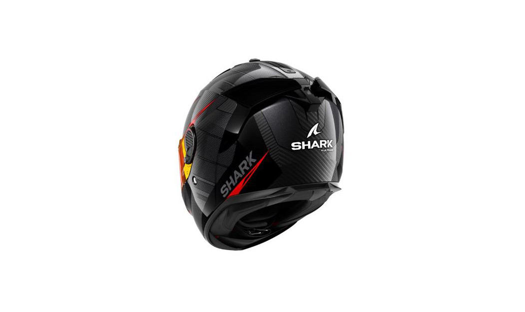 SHARK SPARTAN GT PRO ΚΡΑΝΟΣ FULL FACE CARBON KULTRAM CARBON BLACK RED 