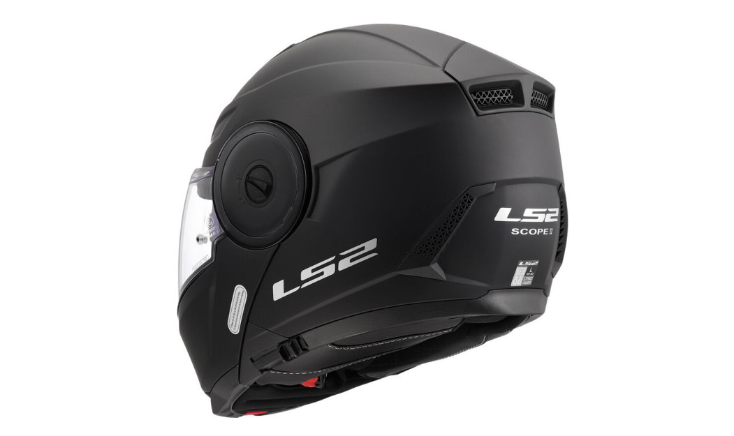 LS2 SCOPE II FF902 ΚΡΑΝΟΣ FLIP UP MATT BLACK 