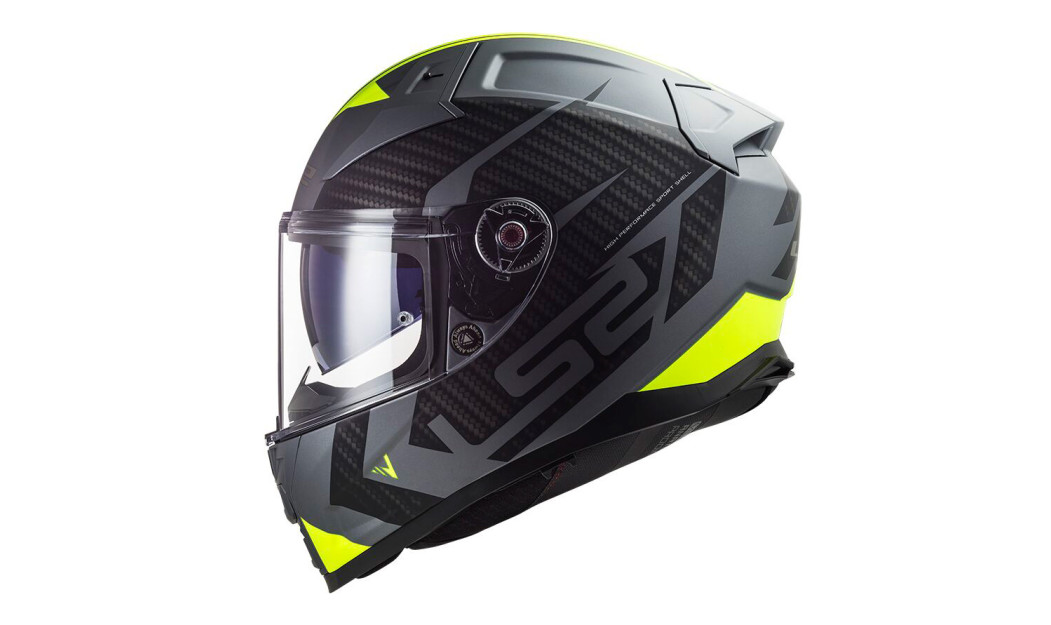 LS2 VECTOR II FF811 SPLITTER ΚΡΑΝΟΣ FULL FACE MATT BLACK FLUO 