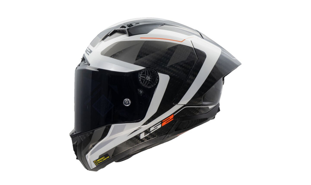 LS2 THUNDER GP AERO FF805 RAUTE ΚΡΑΝΟΣ FULL FACE MATT CARBON WHITE