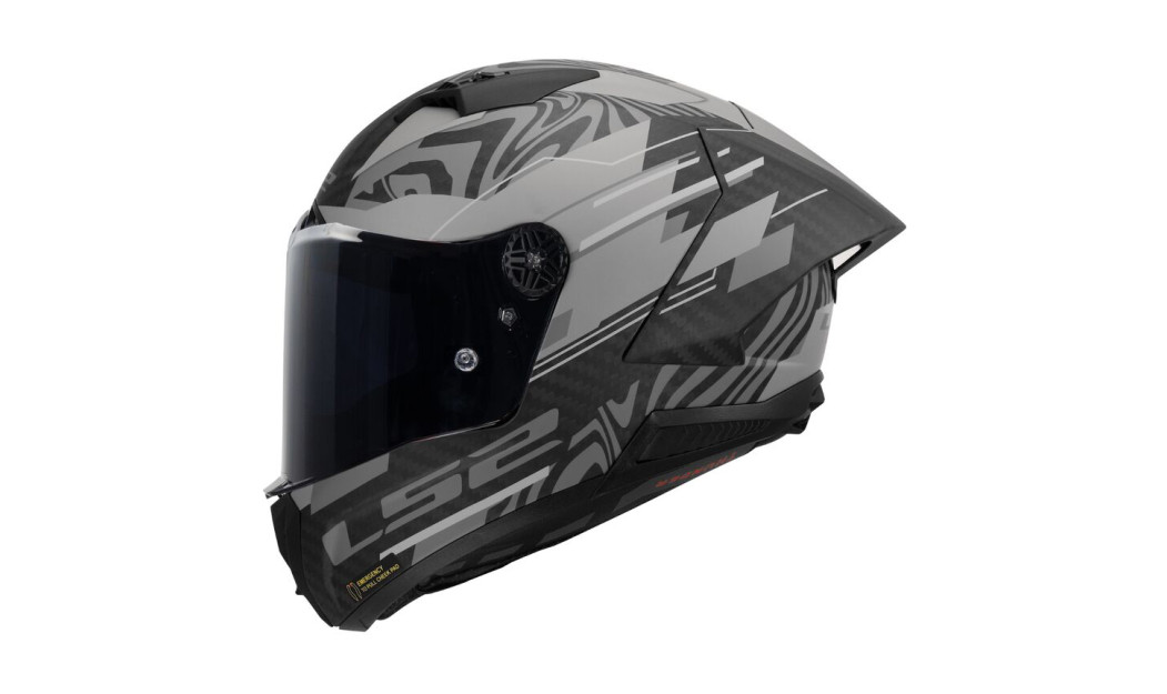 LS2 THUNDER GP AERO FF805 POLAR ΚΡΑΝΟΣ FULL FACE MATT SILVER BLACK