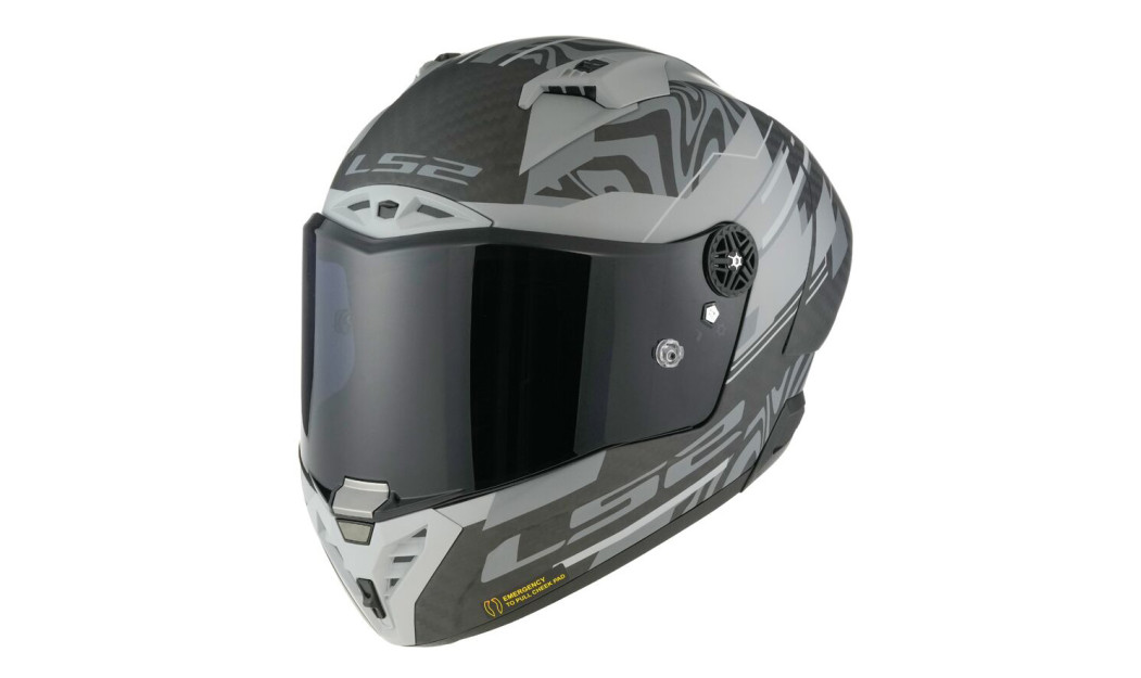 LS2 THUNDER GP AERO FF805 POLAR ΚΡΑΝΟΣ FULL FACE MATT SILVER BLACK