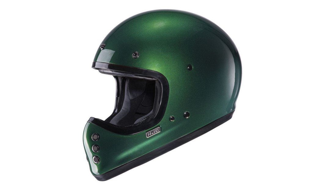 HJC V60 ΚΡΑΝΟΣ ΜΗΧΑΝΗΣ KEVLAR OFF ROAD VINTAGE DEEP GREEN