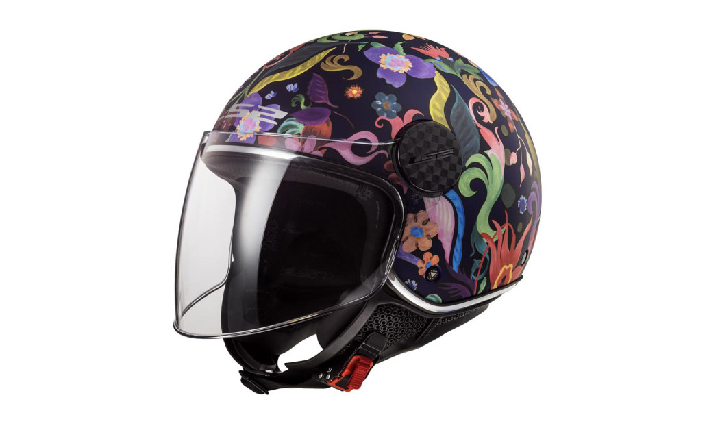 LS2 SPHERE LUX II OF558 ΚΡΑΝΟΣ JET BLOOM BLUE PINK 