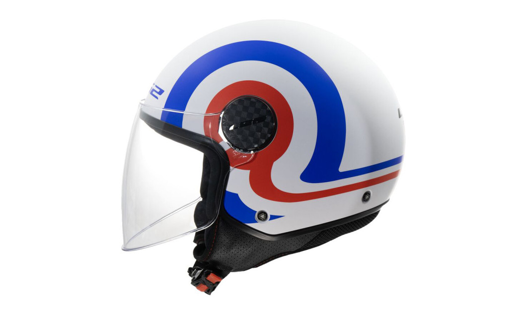 LS2 SPHERE LUX II OF558 URBY ΚΡΑΝΟΣ JET MATT WHITE BLUE RED