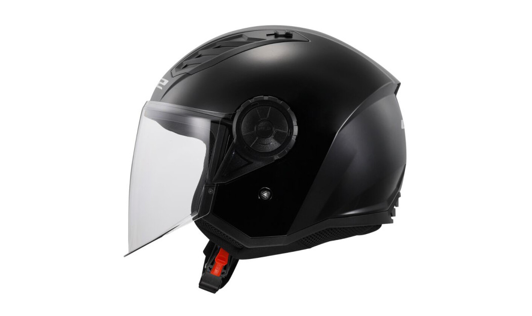 LS2 AIRFLOW II OF616 ΚΡΑΝΟΣ JET GLOSS BLACK