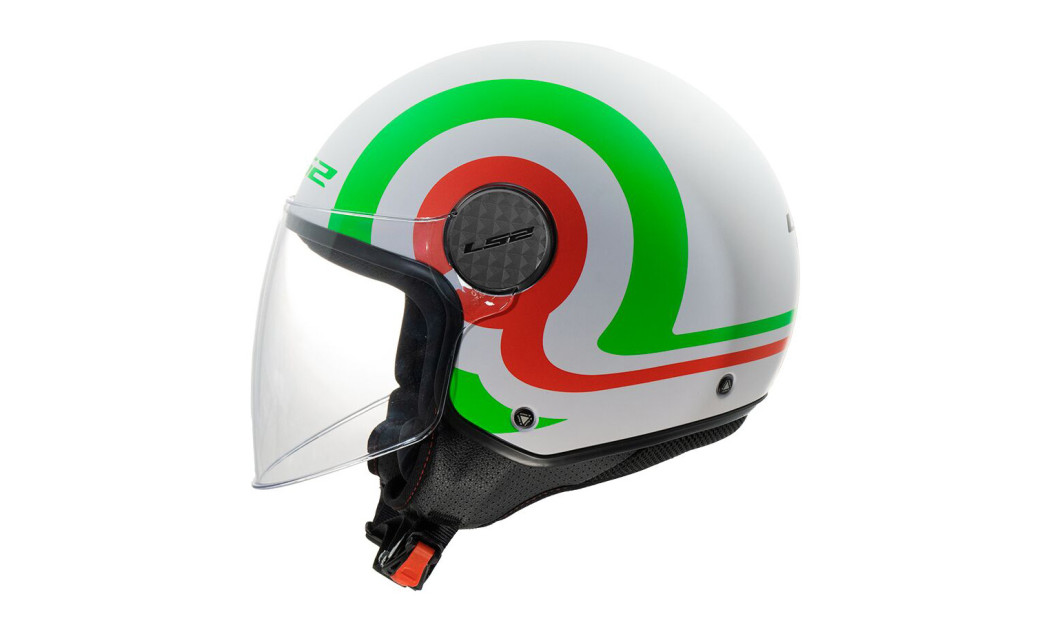 LS2 SPHERE LUX II OF558 URBY ΚΡΑΝΟΣ JET MATT WHITE GREEN RED