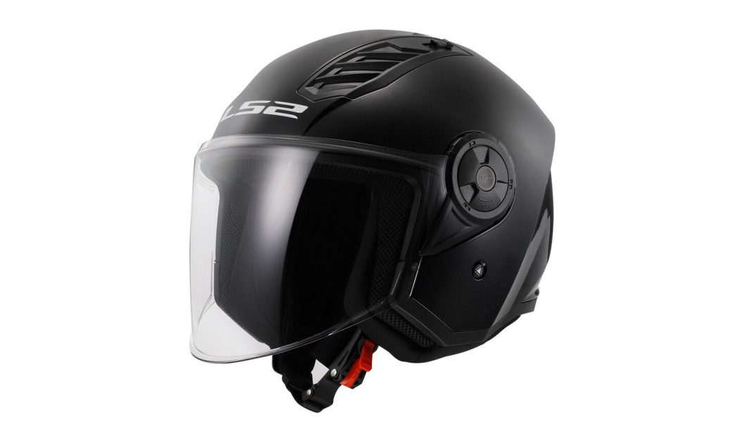 LS2 AIRFLOW II OF616 ΚΡΑΝΟΣ JET GLOSS BLACK