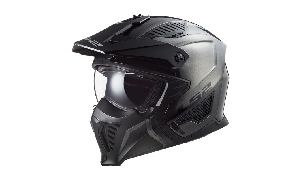 LS2 DRIFTER OF606 ΚΡΑΝΟΣ JET ΜΕ ΜΑΣΚΑ MATT GLOSS JEANS