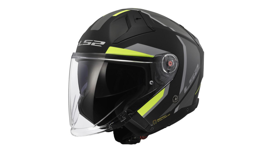 LS2 INFINITY II OF603 FOCUS ΚΡΑΝΟΣ JET MATT FLUO BLACK