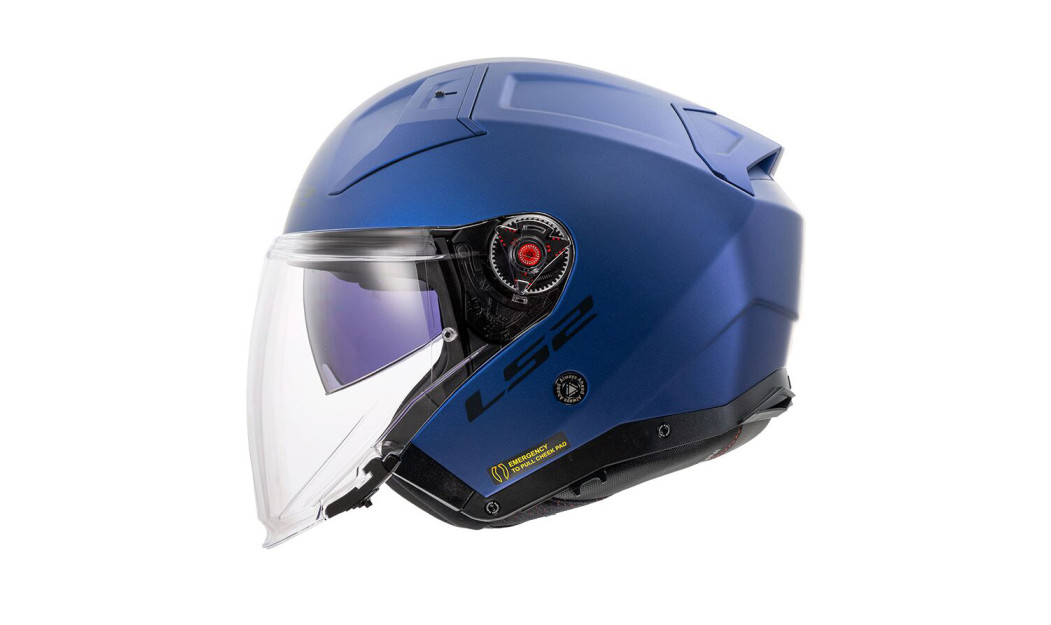 LS2 INFINITY II OF603 ΚΡΑΝΟΣ JET MATT BLUE