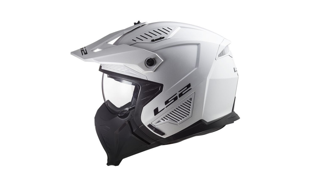 LS2 DRIFTER OF606 ΚΡΑΝΟΣ JET ΜΕ ΜΑΣΚΑ WHITE 