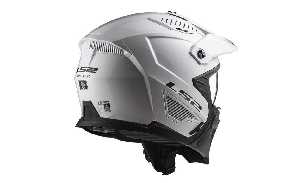 LS2 DRIFTER OF606 ΚΡΑΝΟΣ JET ΜΕ ΜΑΣΚΑ WHITE 