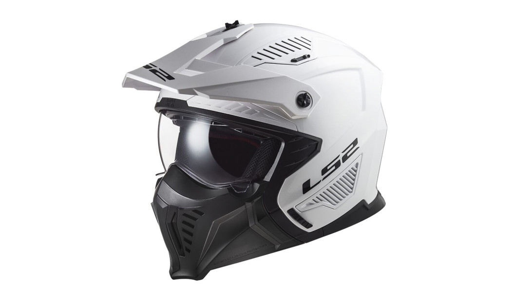 LS2 DRIFTER OF606 ΚΡΑΝΟΣ JET ΜΕ ΜΑΣΚΑ WHITE 