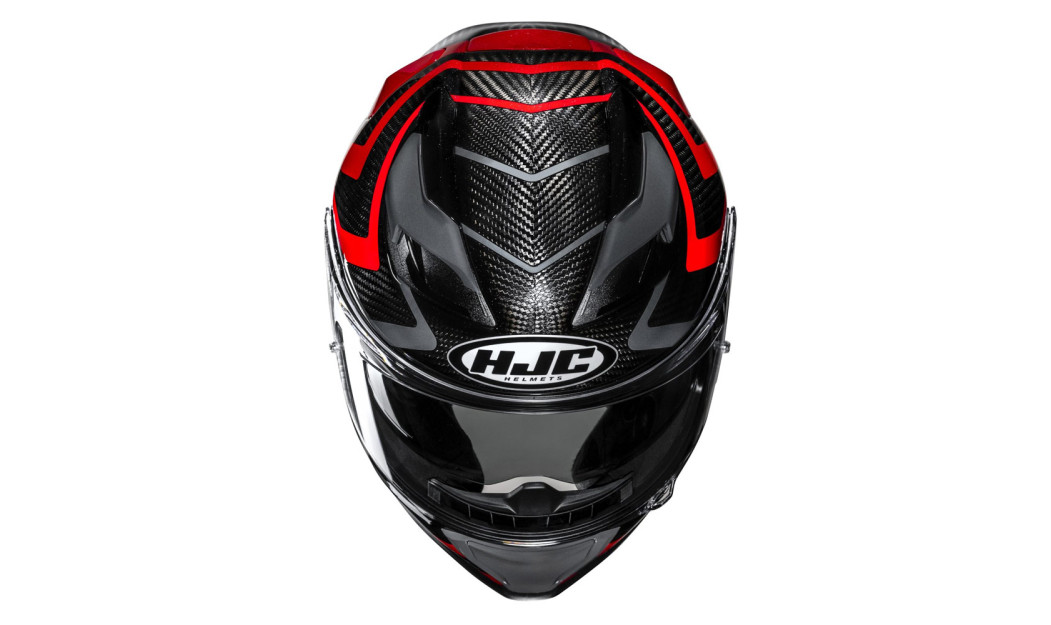HJC F71 CARBON NEVIO MC1 ΚΡΑΝΟΣ FULL FACE BLACK RED