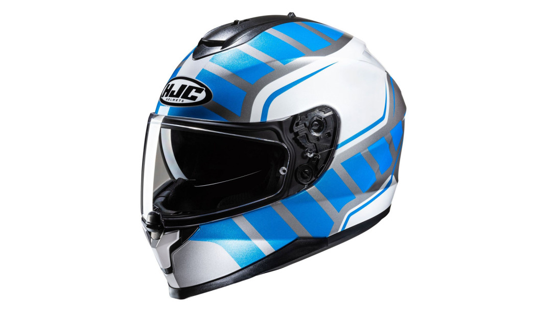 HJC C70N HOLT MC2 ΚΡΑΝΟΣ FULL FACE WHITE BLUE