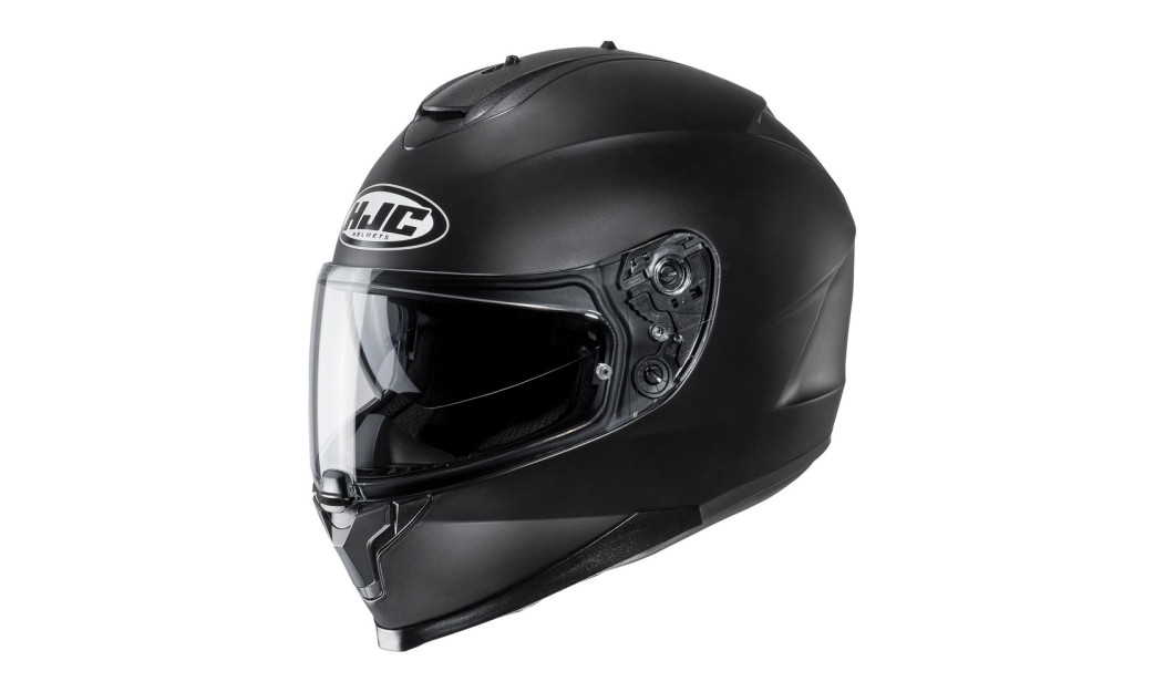 HJC C70N ΚΡΑΝΟΣ ΜΗΧΑΝΗΣ FULL FACE SEMI FLAT BLACK